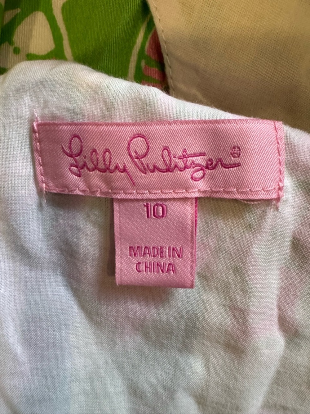 Lilly Pulitzer Nina Shift Dress in Multi Chin Chin Sz 10 - Picture 12 of 14